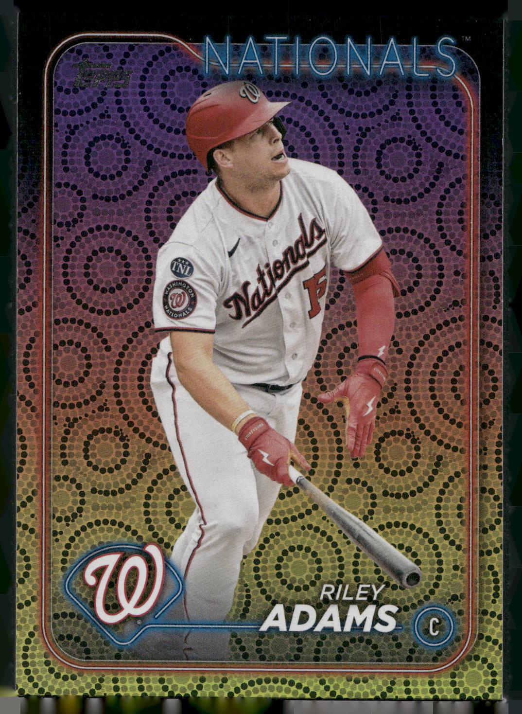 2024 Topps #395 Riley Adams Holiday