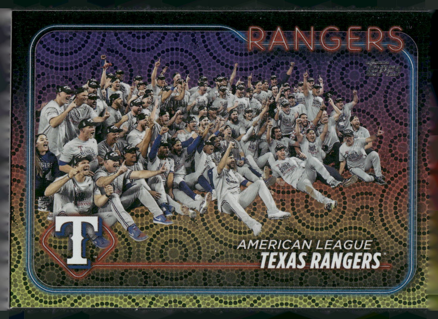 2024 Topps #498 Texas Rangers Holiday