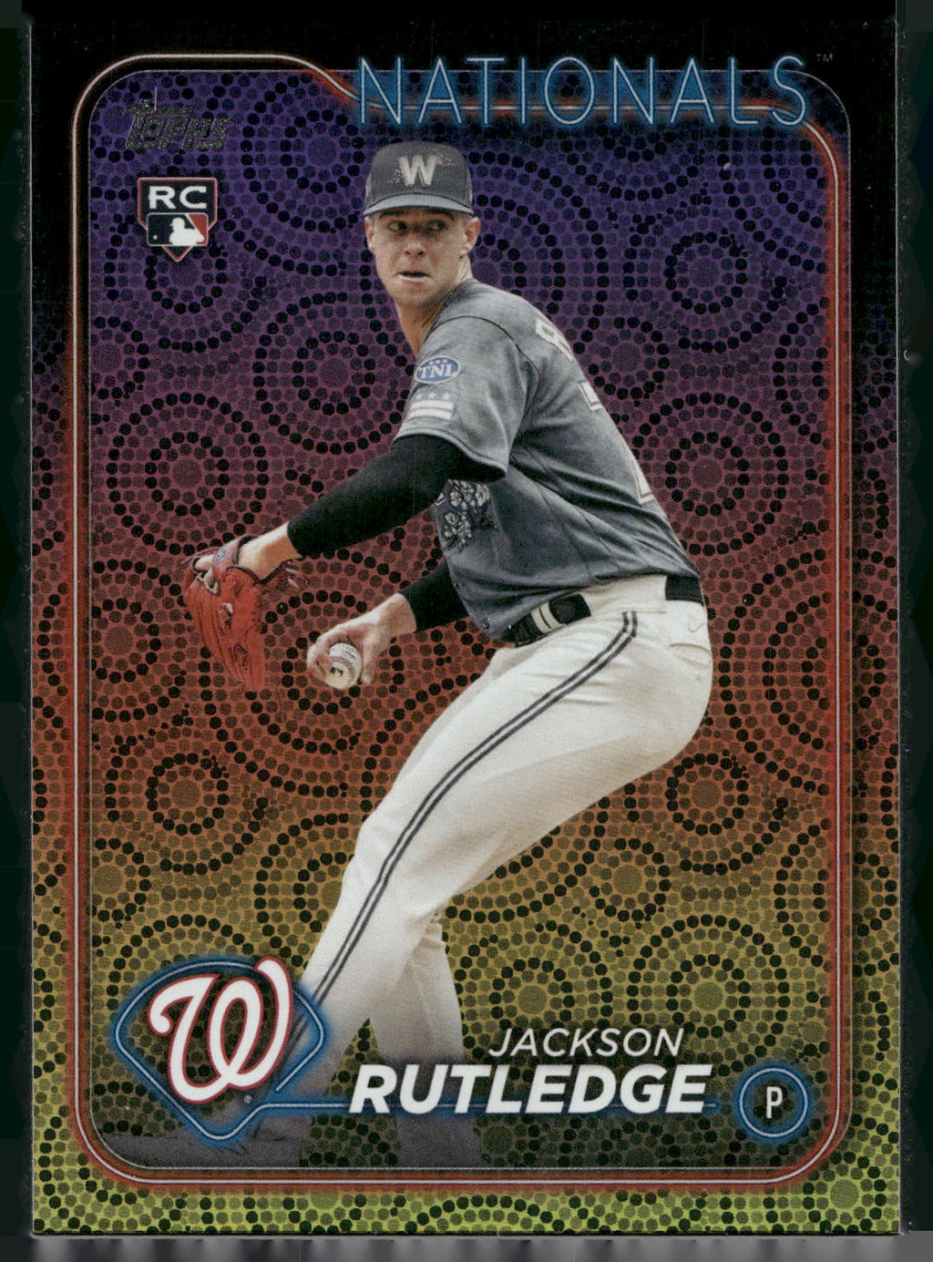 2024 Topps #503 Jackson Rutledge Holiday