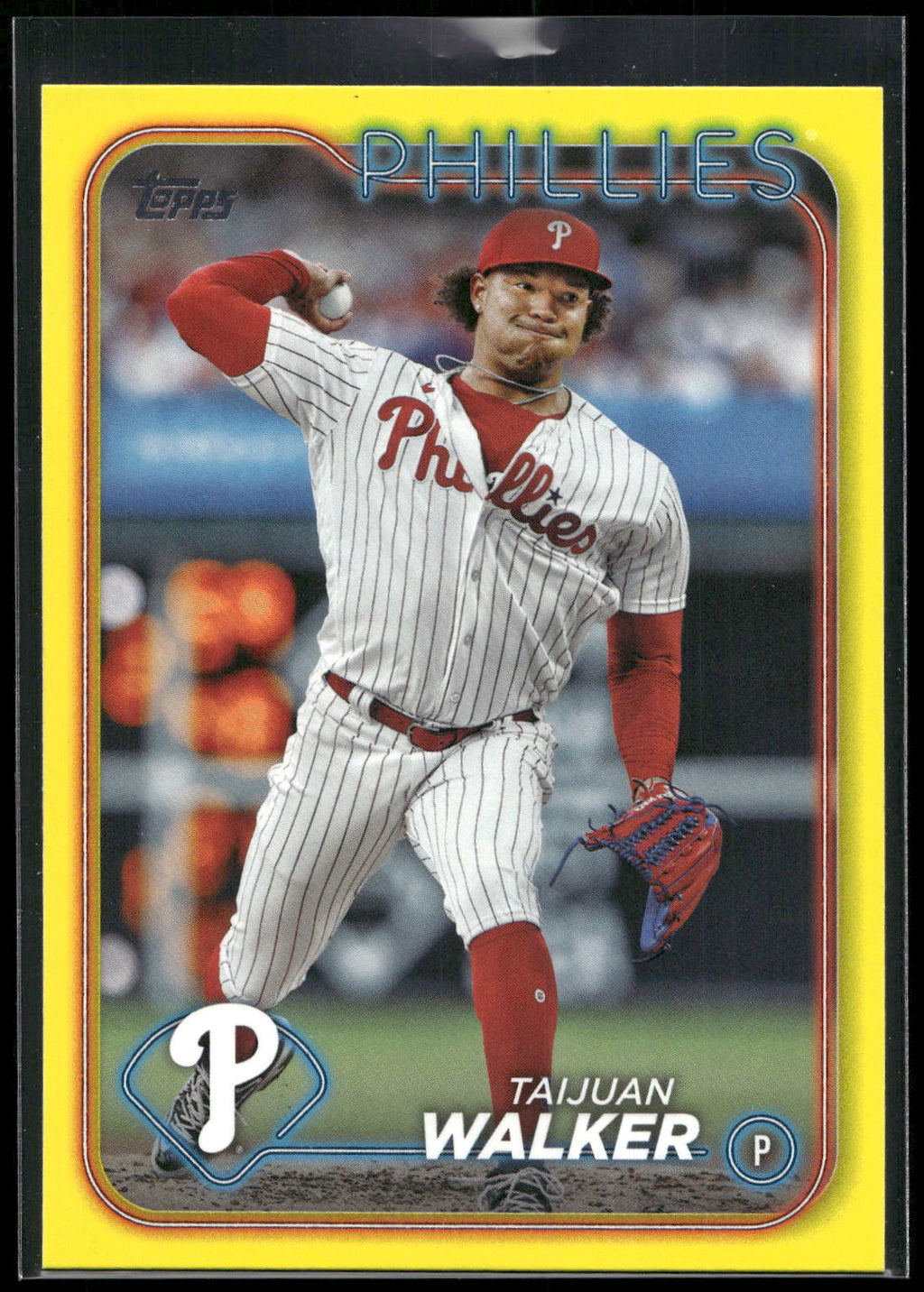 2024 Topps #643 Taijuan Walker Yellow