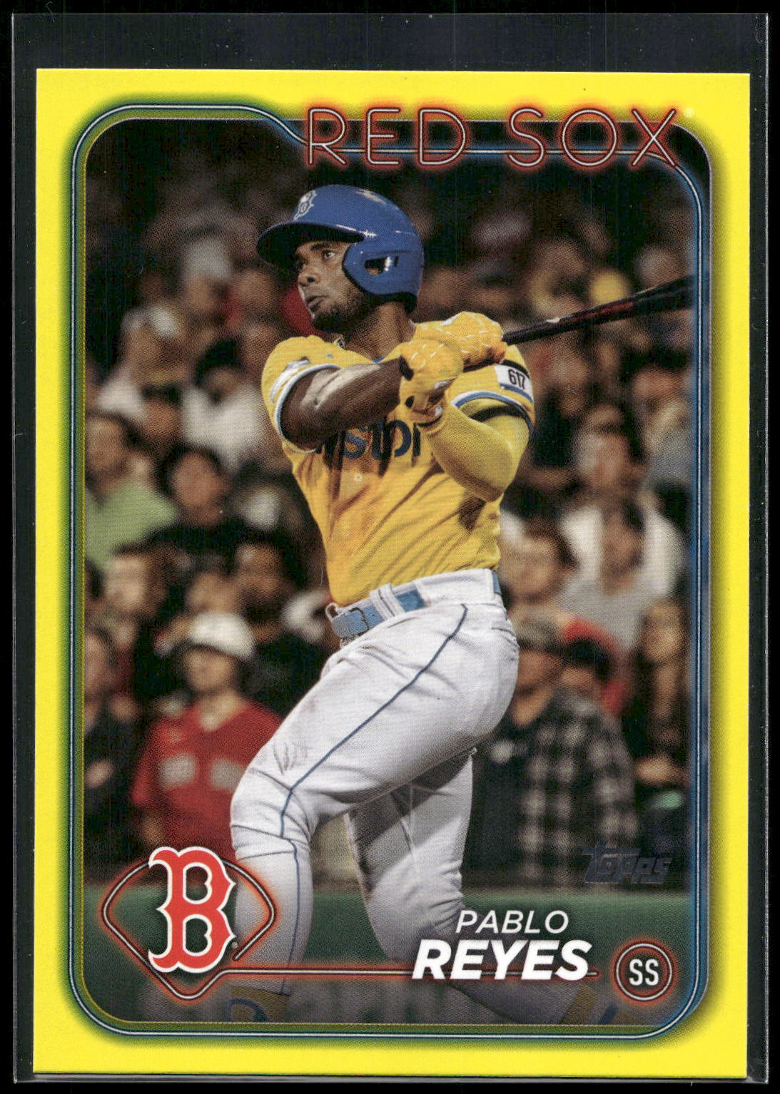 2024 Topps #594 Pablo Reyes Yellow