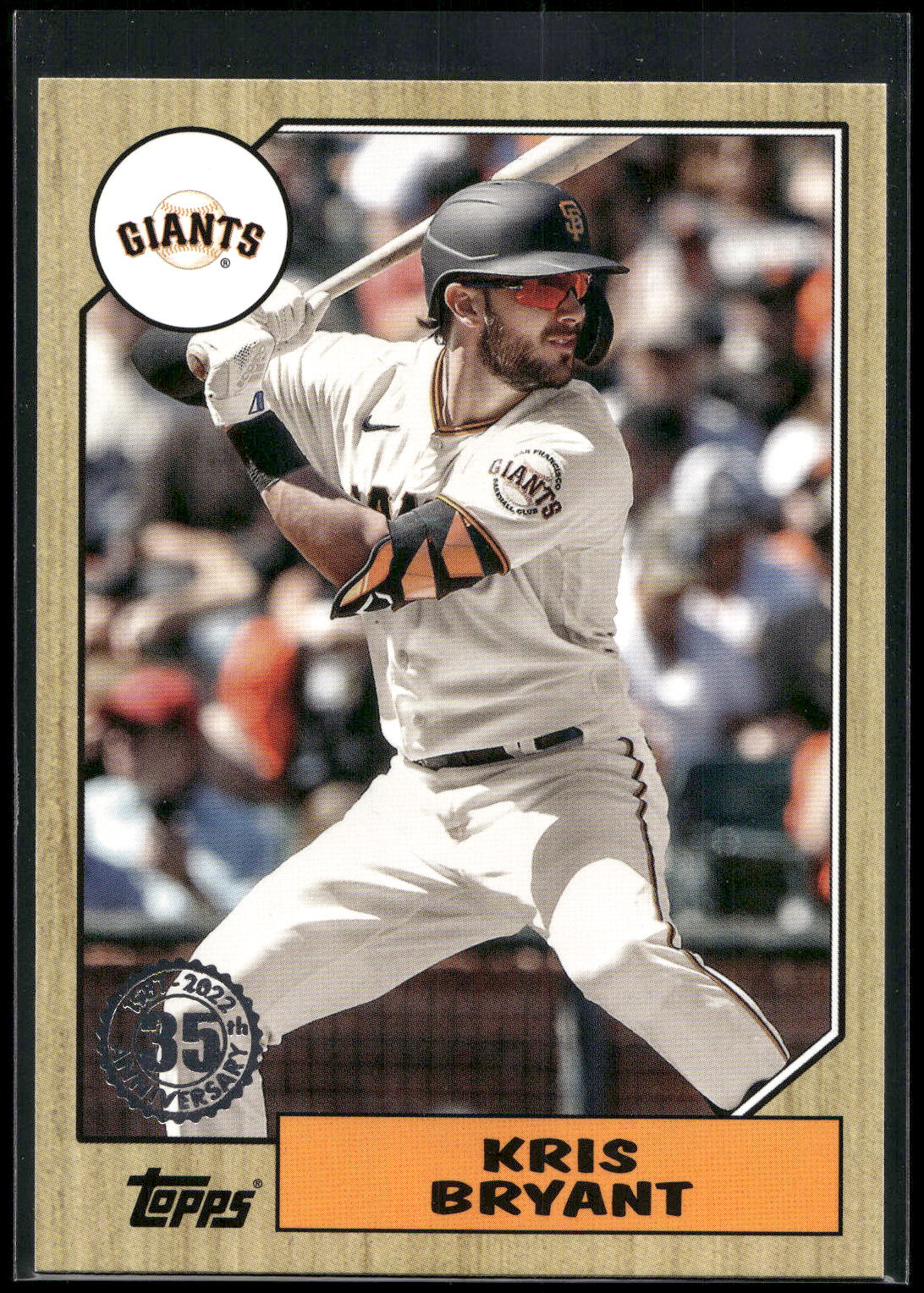 2022 Topps #T87-73 Kris Bryant 1987 Topps Baseball 35th Anniversary (Series One)