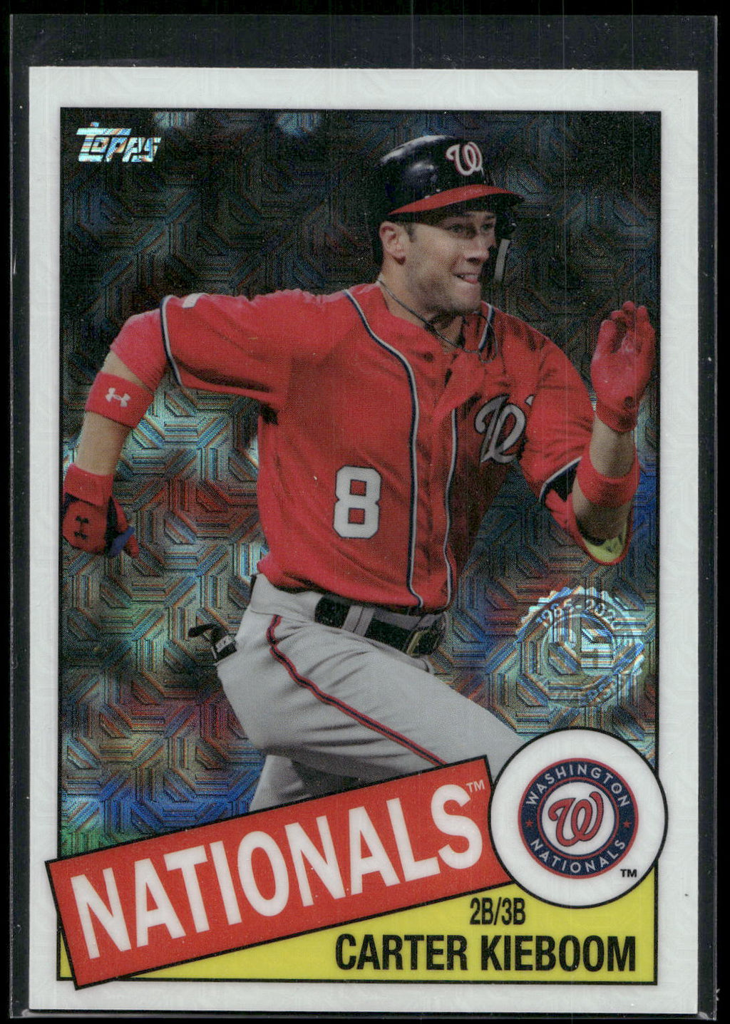 2020 Topps #85TC-49 Carter Kieboom 1985 Topps Chrome Silver Pack Promo