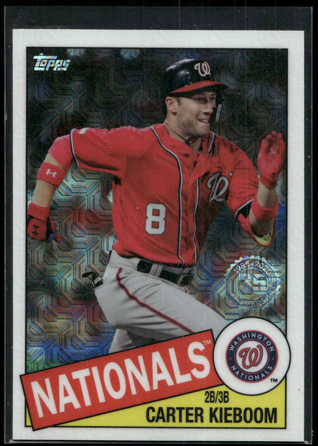 2020 Topps #85TC-49 Carter Kieboom 1985 Topps Chrome Silver Pack Promo