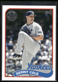 2024 Topps #89B-92 Gerrit Cole 1989 Topps Baseball 35th Anniversary (Series One)