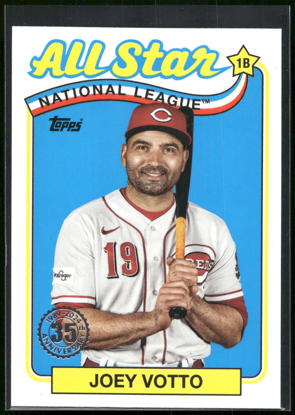 2024 Topps #89ASB-33 Joey Votto 1989 Topps Baseball 35th Anniversary All-Stars