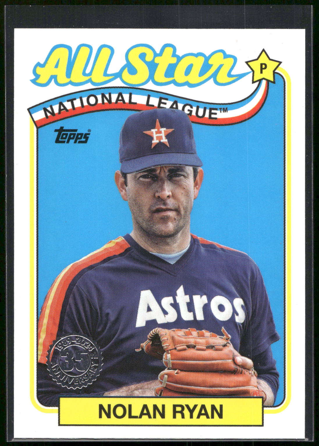2024 Topps #89ASB-29 Nolan Ryan 1989 Topps Baseball 35th Anniversary All-Stars
