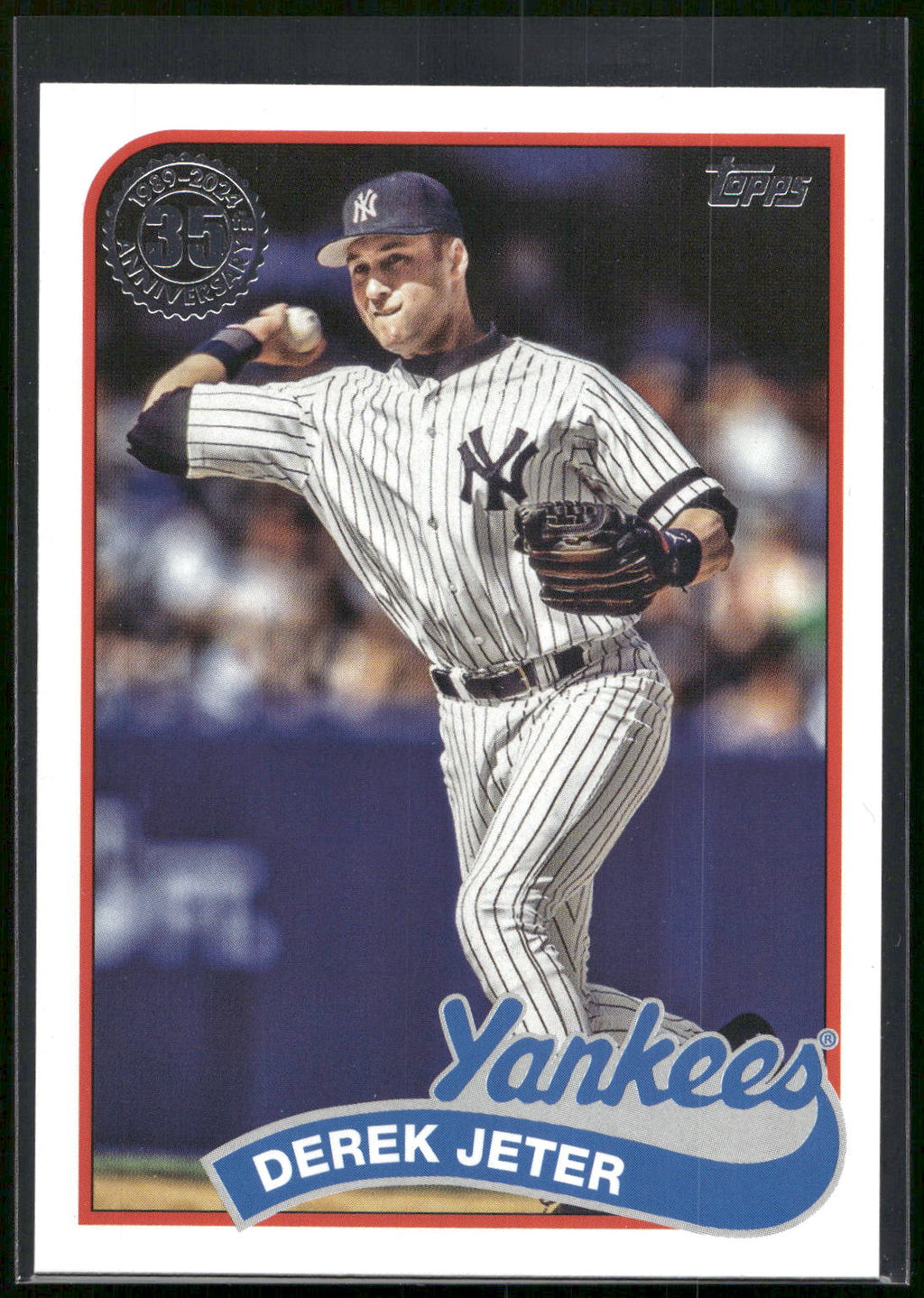 2024 Topps #89B2-7 Derek Jeter 1989 Topps Baseball 35th Anniversary (Series Two)