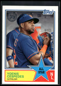 2018 Topps #83AS-36 Yoenis Cespedes 1983 Topps Baseball All-Stars