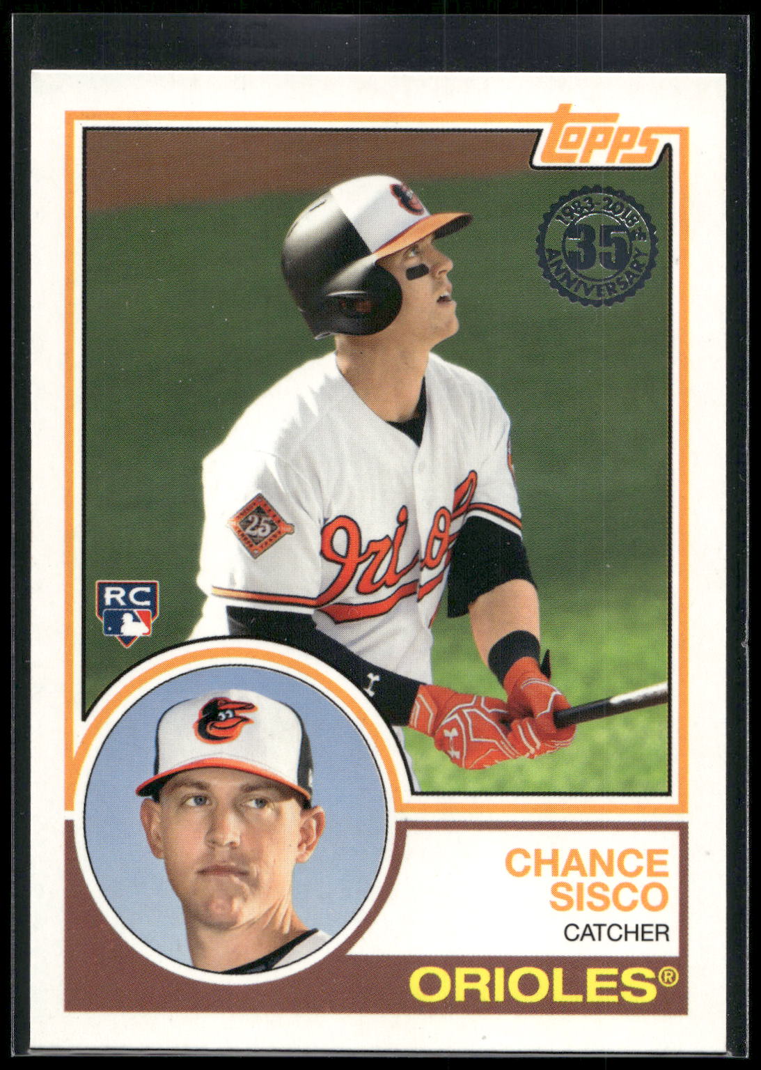 2018 Topps #83-6 Chance Sisco 1983 Topps Baseball Rookies