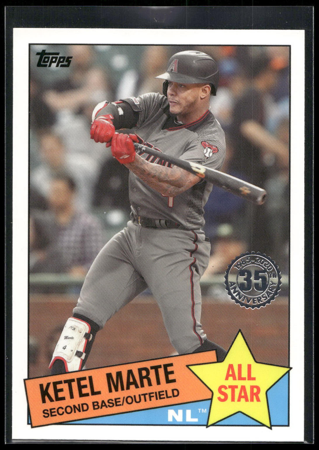 2020 Topps #85AS-41 Ketel Marte 1985 Topps Baseball 35th Anniversary All-Stars