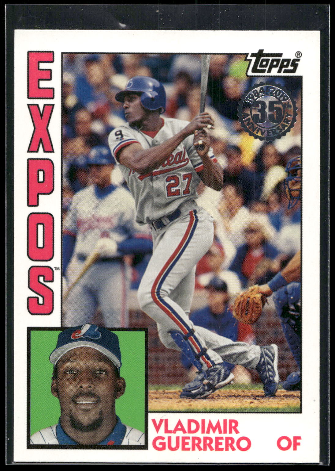 2019 Topps #T84-9 Vladimir Guerrero 1984 Topps Baseball 35th Anniversary