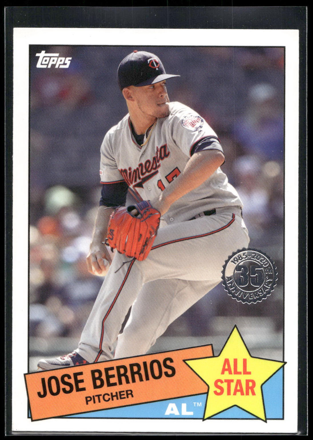 2020 Topps #85AS-48 Jose Berrios 1985 Topps Baseball 35th Anniversary All-Stars