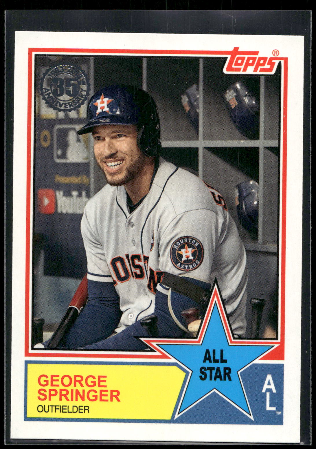 2018 Topps #83AS-7 George Springer 1983 Topps Baseball All-Stars