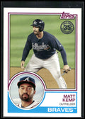 2018 Topps #83-38 Matt Kemp 1983 Topps Baseball