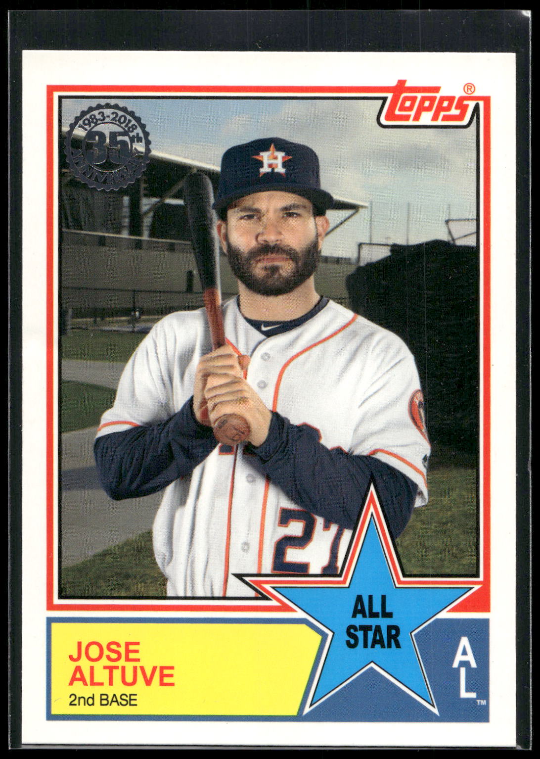 2018 Topps #83AS-5 Jose Altuve 1983 Topps Baseball All-Stars