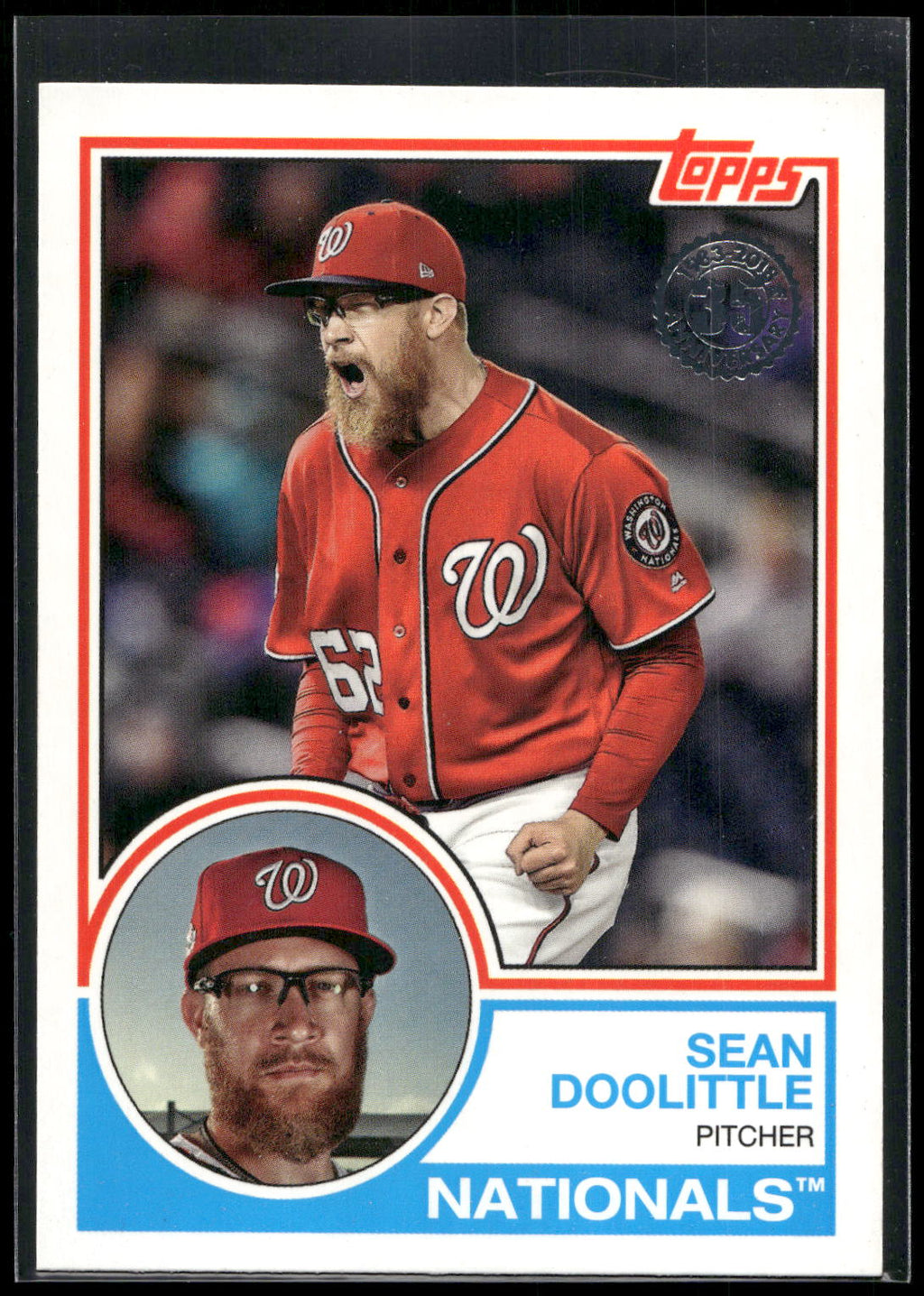 2018 Topps Update #83-34 Sean Doolittle 1983 Topps