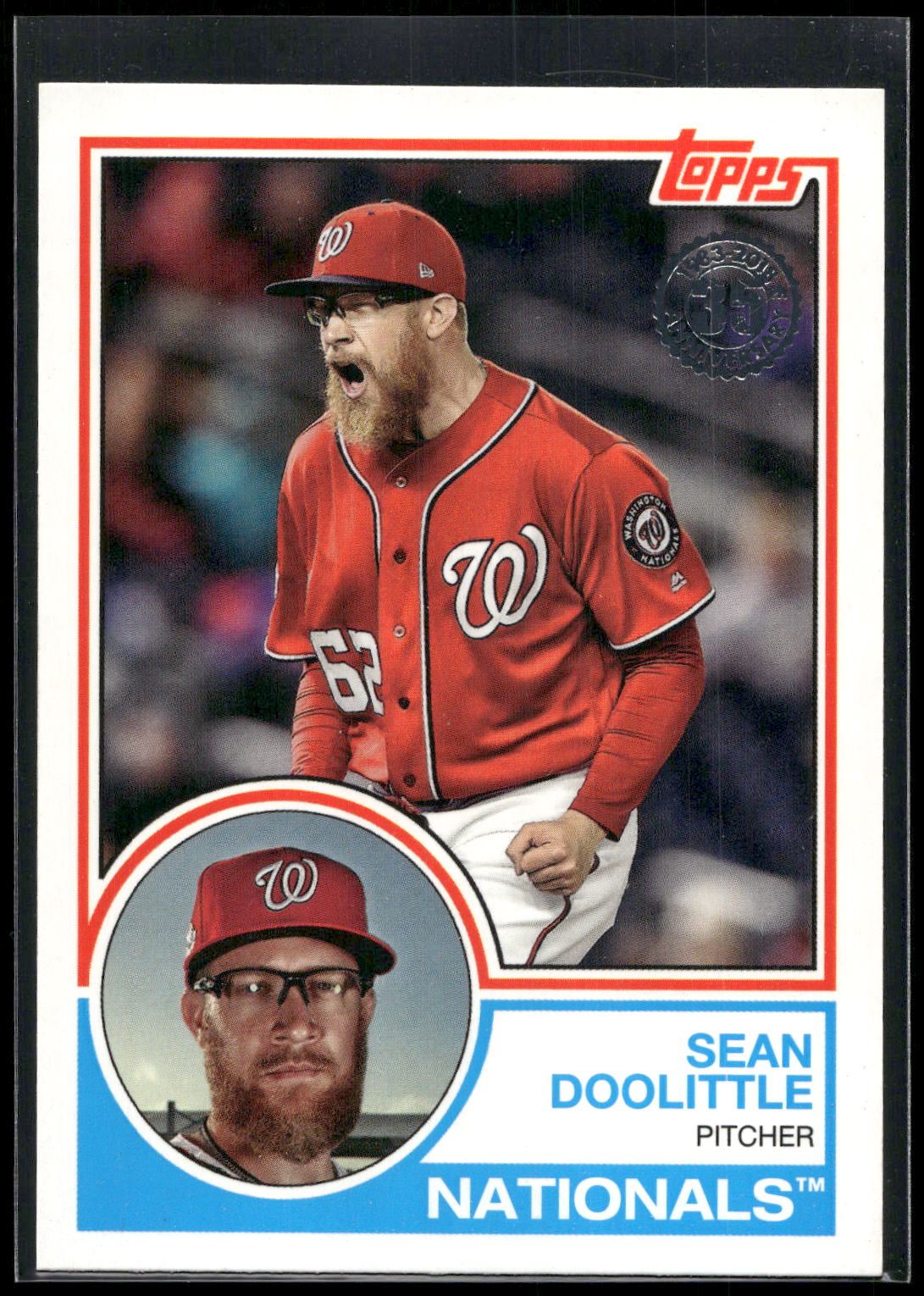 2018 Topps Update #83-34 Sean Doolittle 1983 Topps