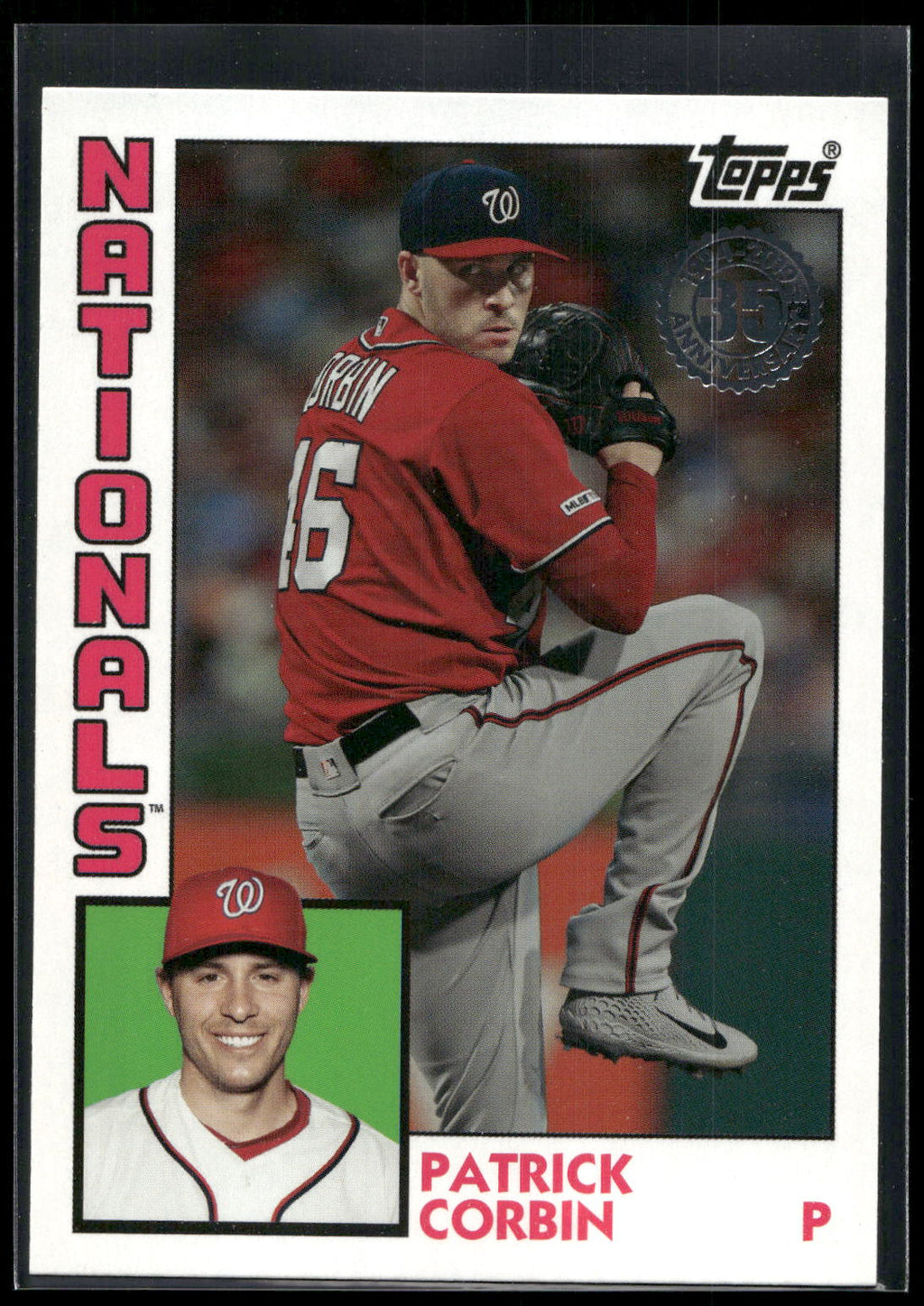 2019 Topps Update #84-35 Patrick Corbin 1984 Topps Baseball