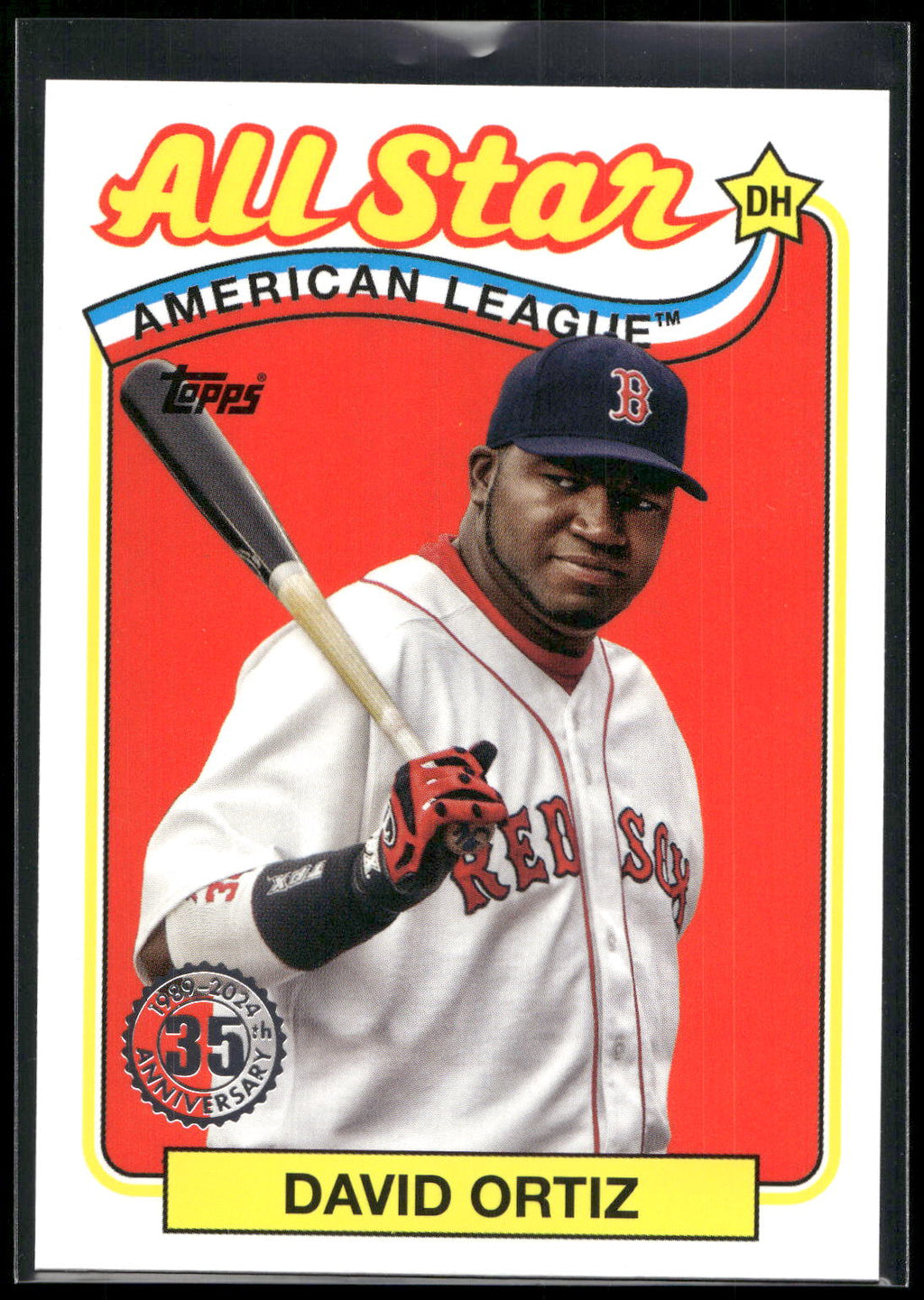 2024 Topps #89ASB-21 David Ortiz 1989 Topps Baseball 35th Anniversary All-Stars