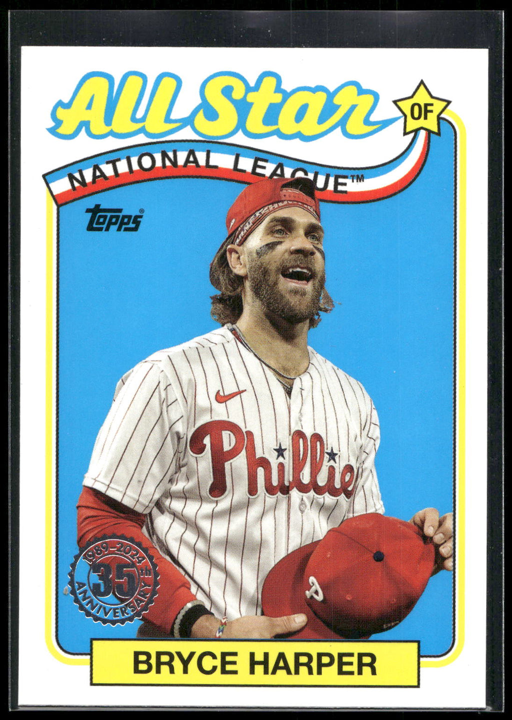 2024 Topps #89ASB-40 Bryce Harper 1989 Topps Baseball 35th Anniversary All-Stars