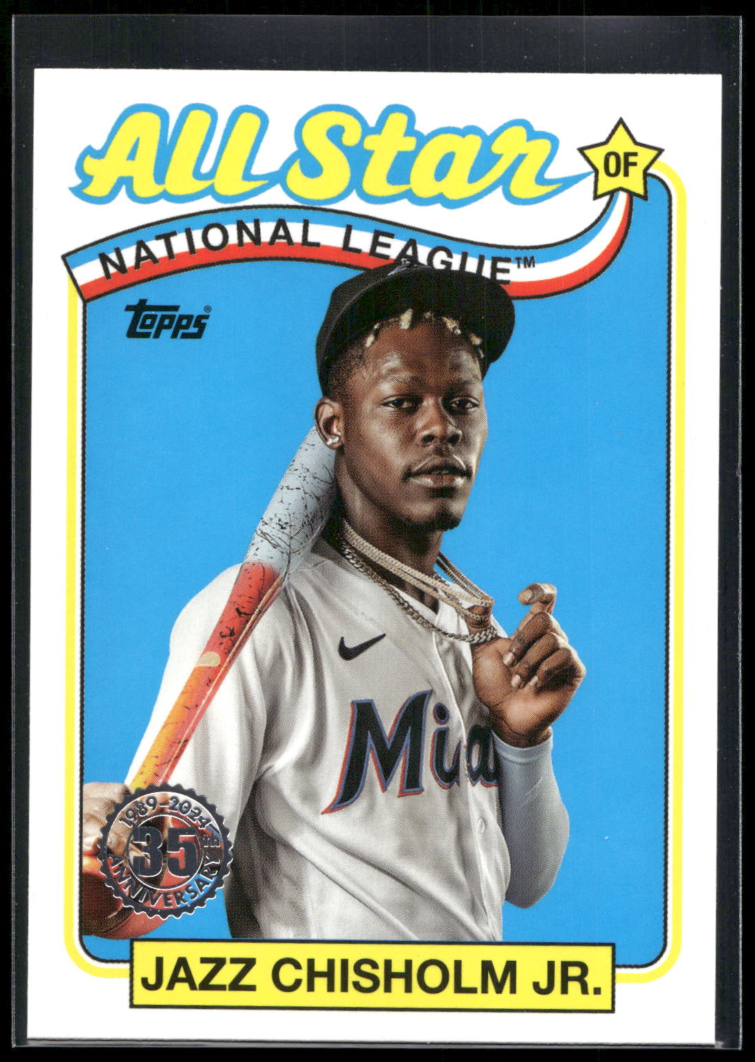 2024 Topps #89ASB-9 Jazz Chisholm Jr.