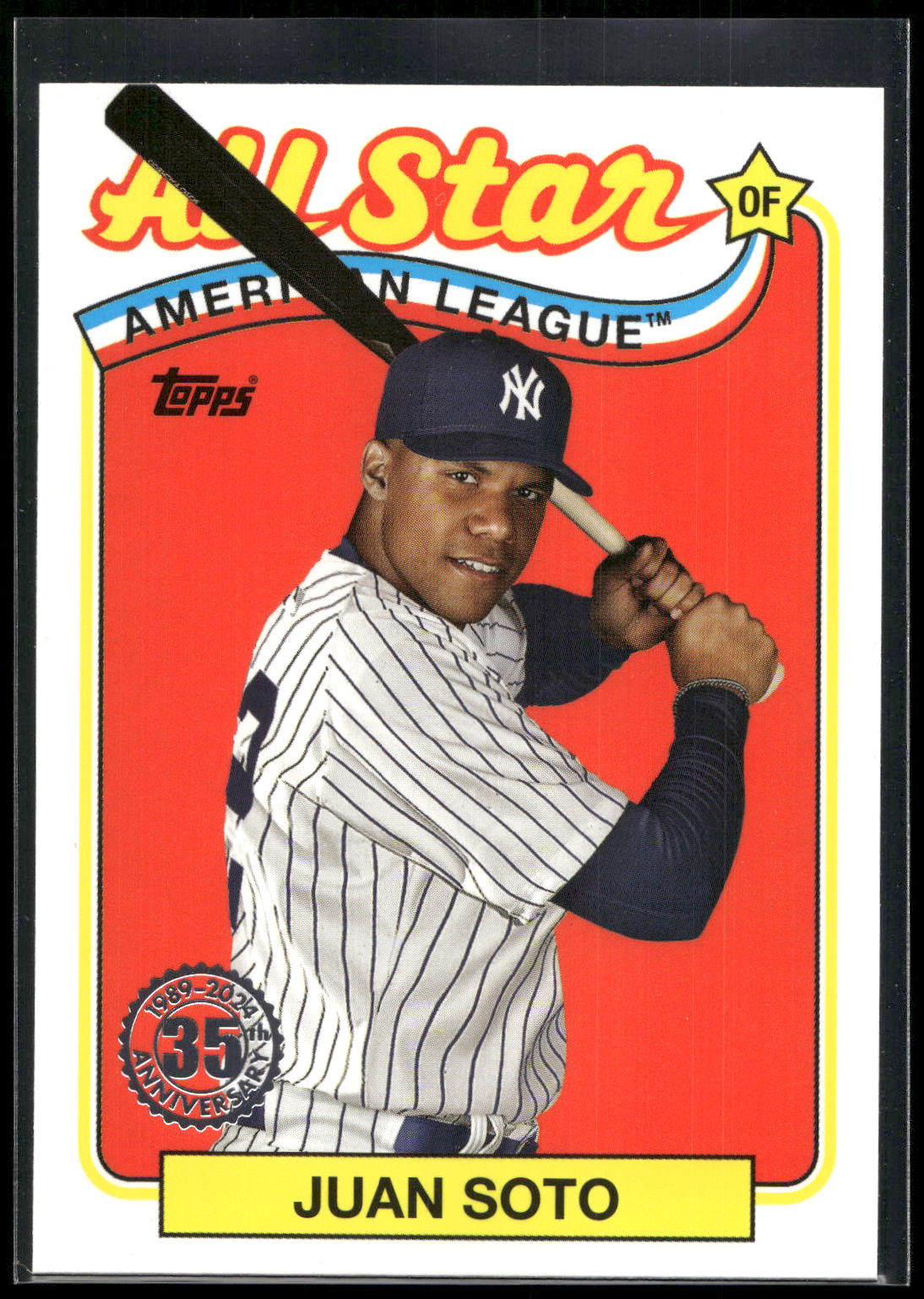 2024 Topps #89ASB-6 Juan Soto 1989 Topps Baseball 35th Anniversary All-Stars
