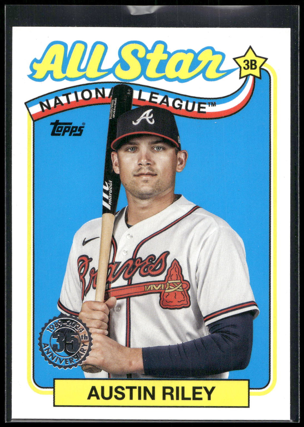2024 Topps #89ASB-41 Austin Riley 1989 Topps Baseball 35th Anniversary All-Stars