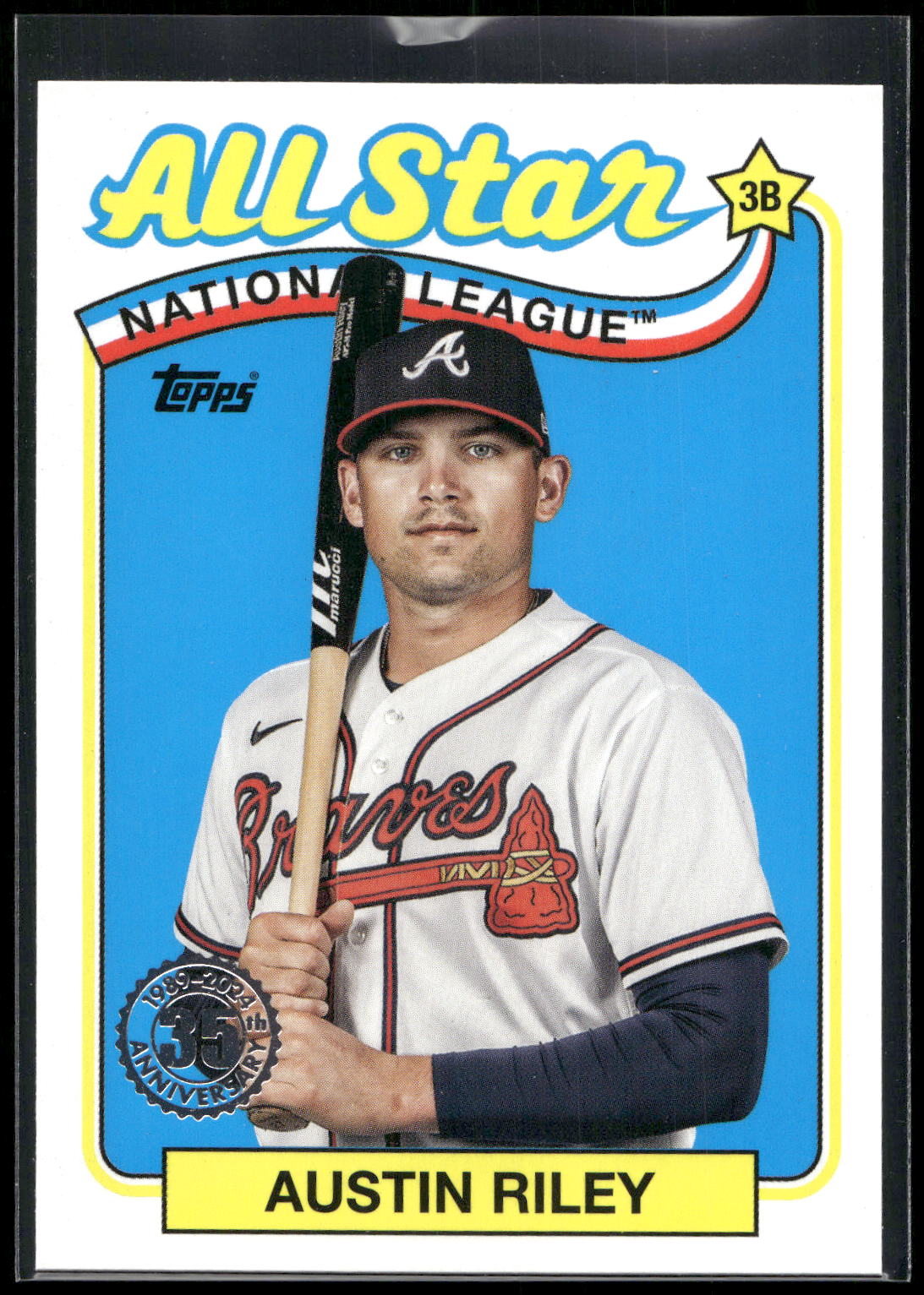 2024 Topps #89ASB-41 Austin Riley 1989 Topps Baseball 35th Anniversary All-Stars