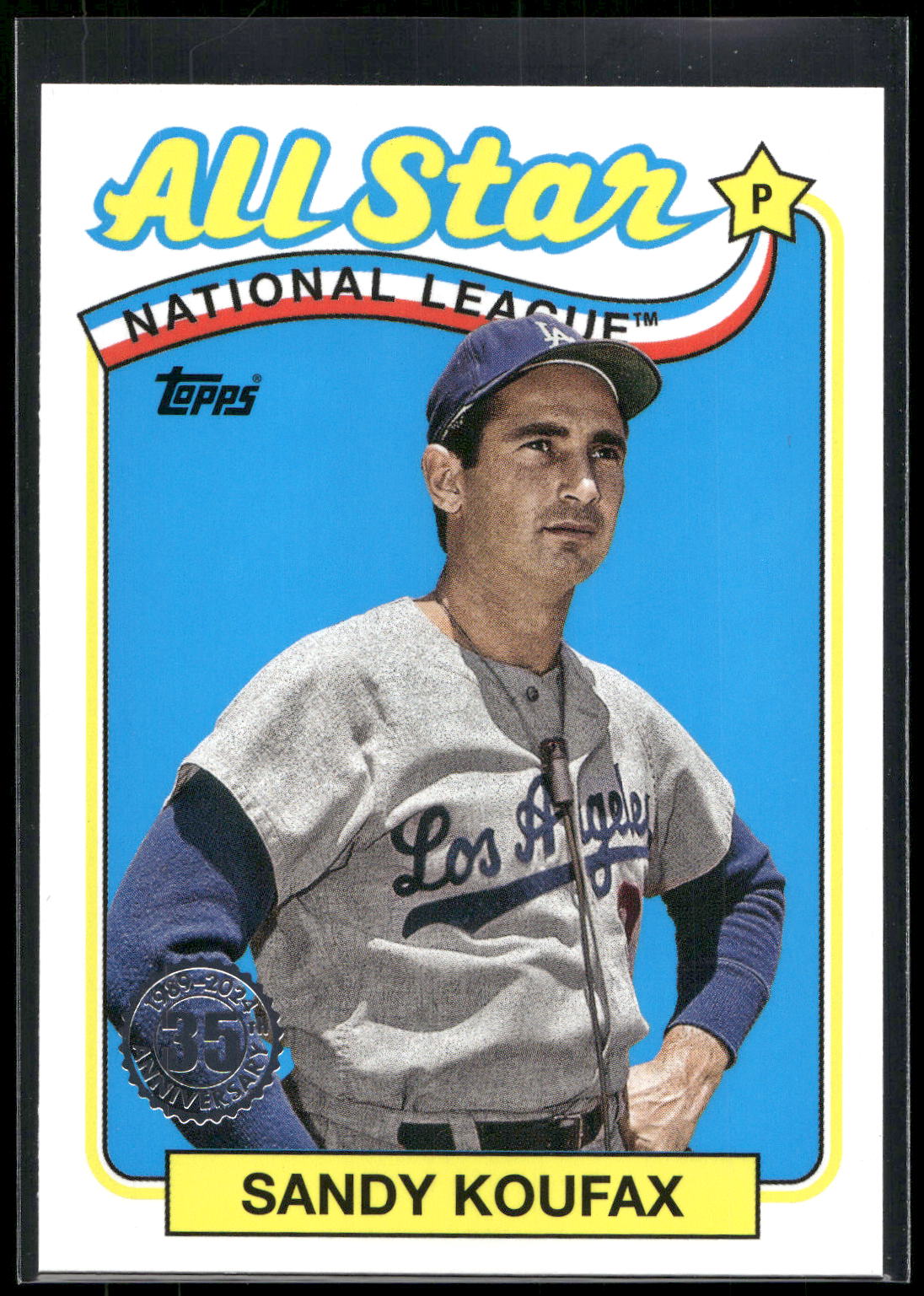 2024 Topps #89ASB-14 Sandy Koufax 1989 Topps Baseball 35th Anniversary All-Stars