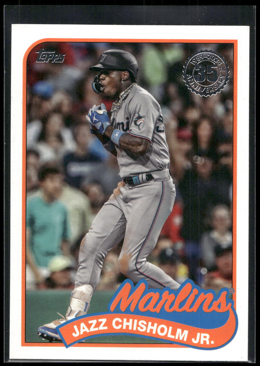 2024 Topps #89B-5 Jazz Chisholm Jr.