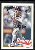 2024 Topps #89B-86 Greg Maddux 1989 Topps Baseball 35th Anniversary (Series One)