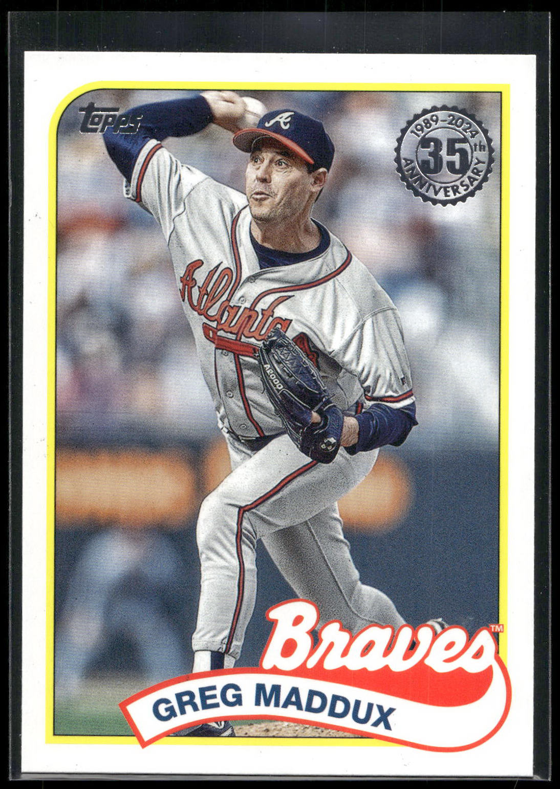 2024 Topps #89B-86 Greg Maddux 1989 Topps Baseball 35th Anniversary (Series One)