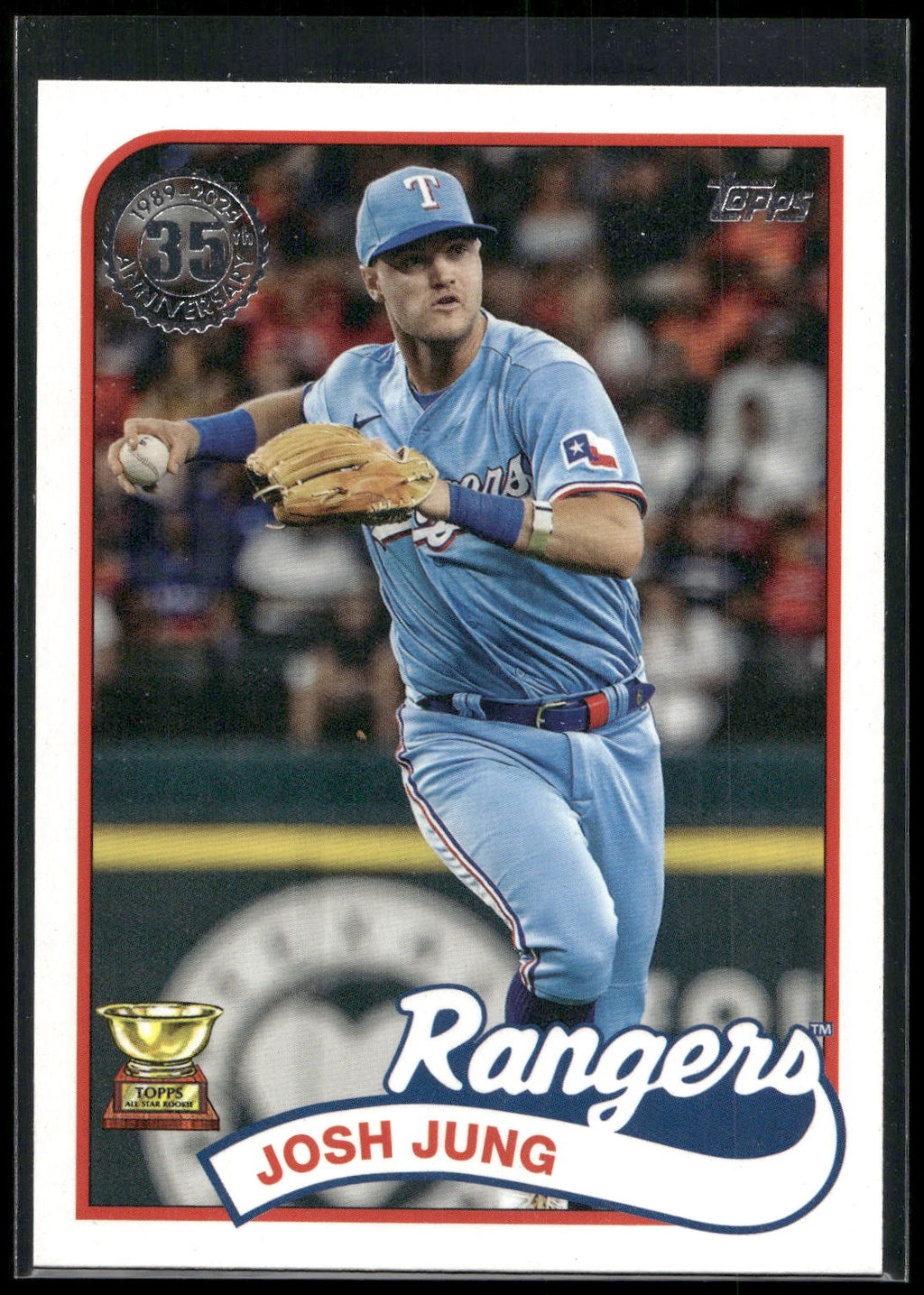 2024 Topps #89B-33 Josh Jung 1989 Topps Baseball 35th Anniversary (Series One)