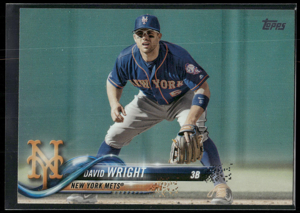 2018 Topps #588 David Wright Rainbow Foil
