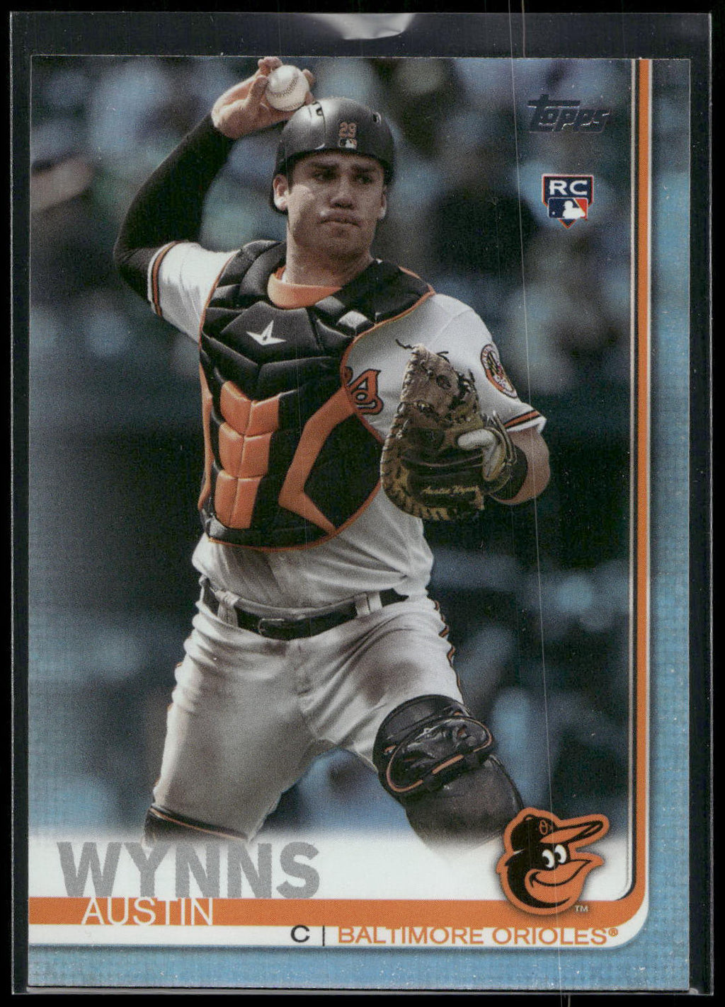 2019 Topps #582 Austin Wynns Rainbow Foil