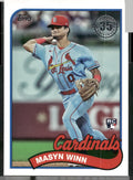 2024 Topps #89B-58 Masyn Winn 1989 Topps Baseball 35th Anniversary (Series One)