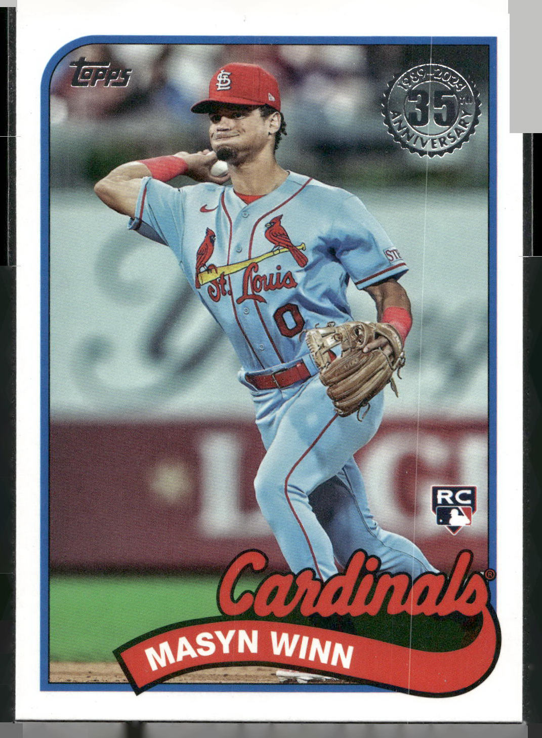 2024 Topps #89B-58 Masyn Winn 1989 Topps Baseball 35th Anniversary (Series One)