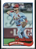 2024 Topps #89B-58 Masyn Winn 1989 Topps Baseball 35th Anniversary (Series One)