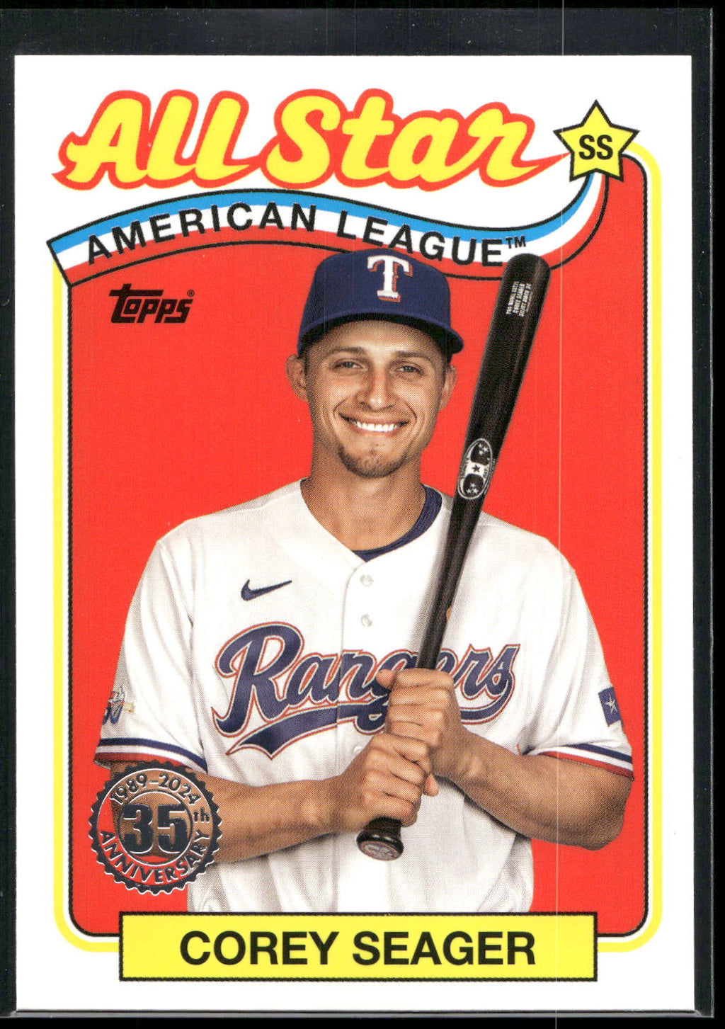 2024 Topps #89ASB-18 Corey Seager 1989 Topps Baseball 35th Anniversary All-Stars