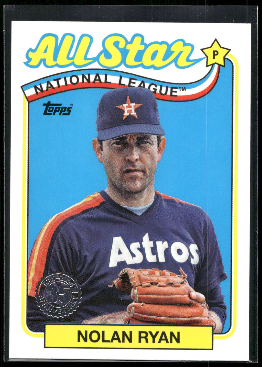 2024 Topps #89ASB-29 Nolan Ryan 1989 Topps Baseball 35th Anniversary All-Stars