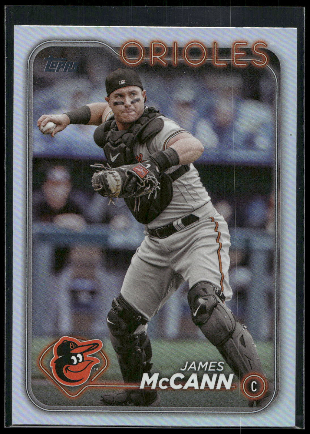 2024 Topps #448 James McCann Rainbow Foil