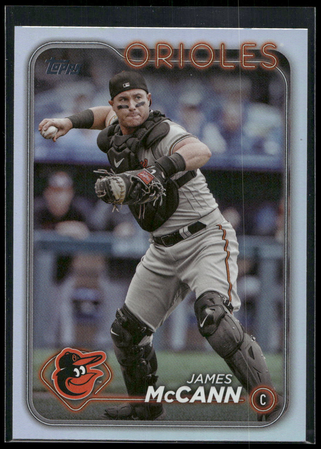 2024 Topps #448 James McCann Rainbow Foil