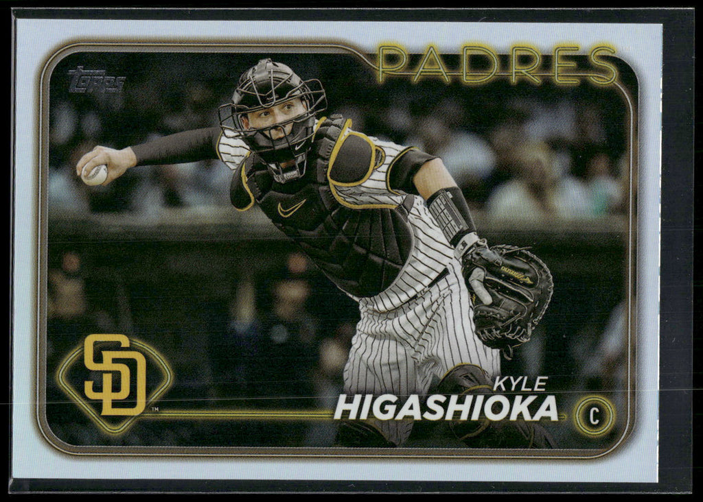 2024 Topps #512 Kyle Higashioka Rainbow Foil