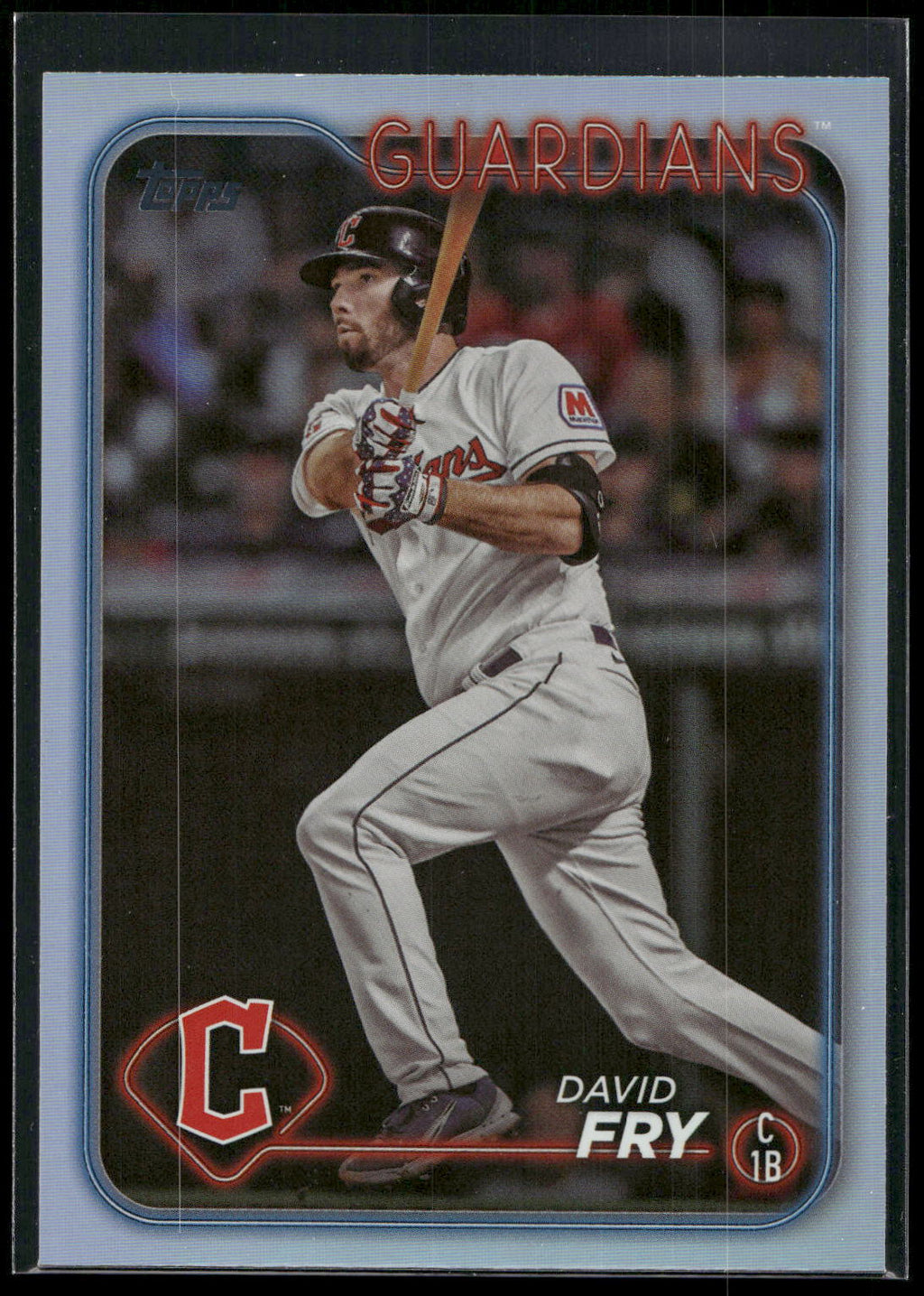 2024 Topps #446 David Fry Rainbow Foil