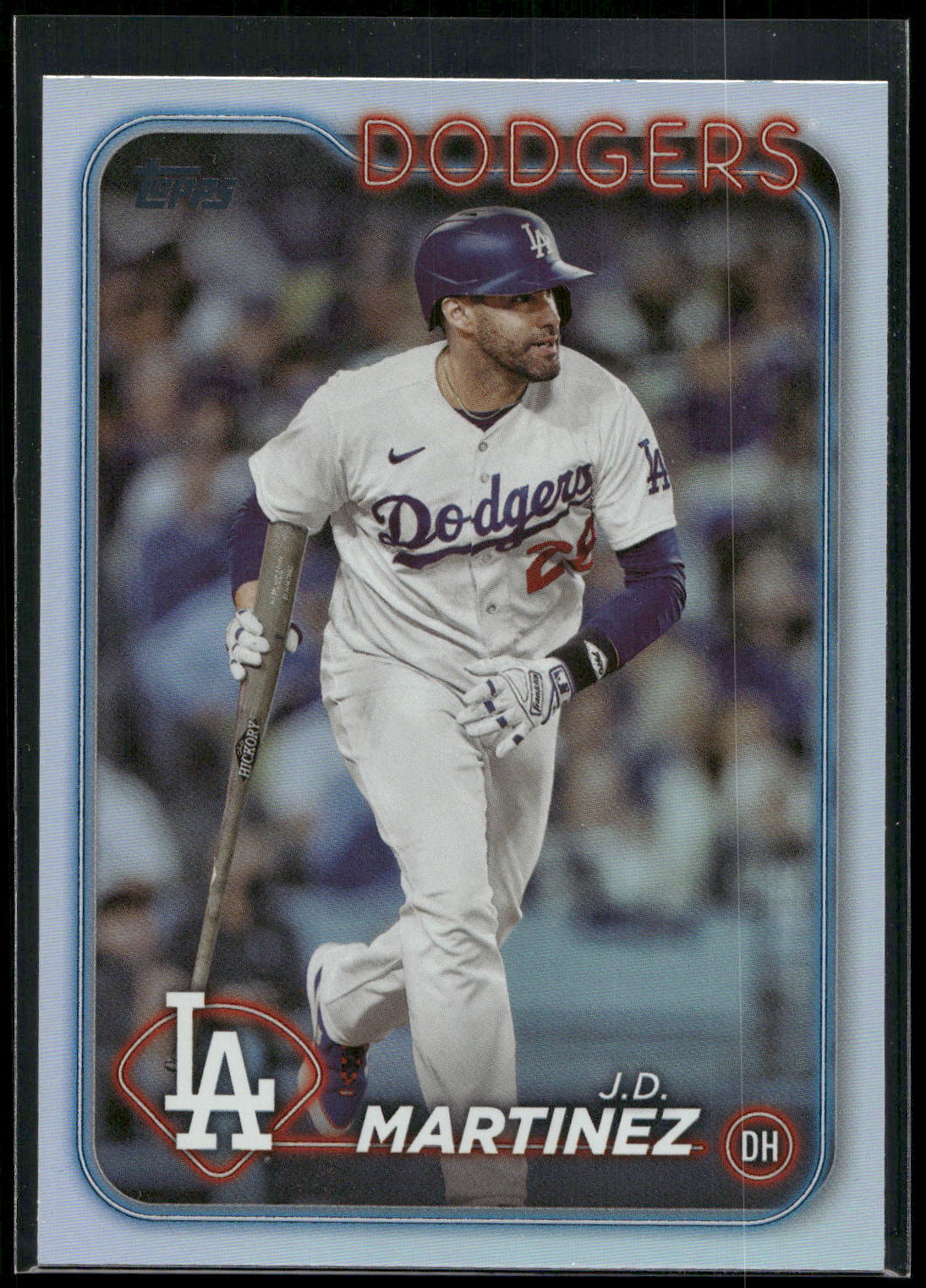 2024 Topps #492 J.D. Martinez Rainbow Foil