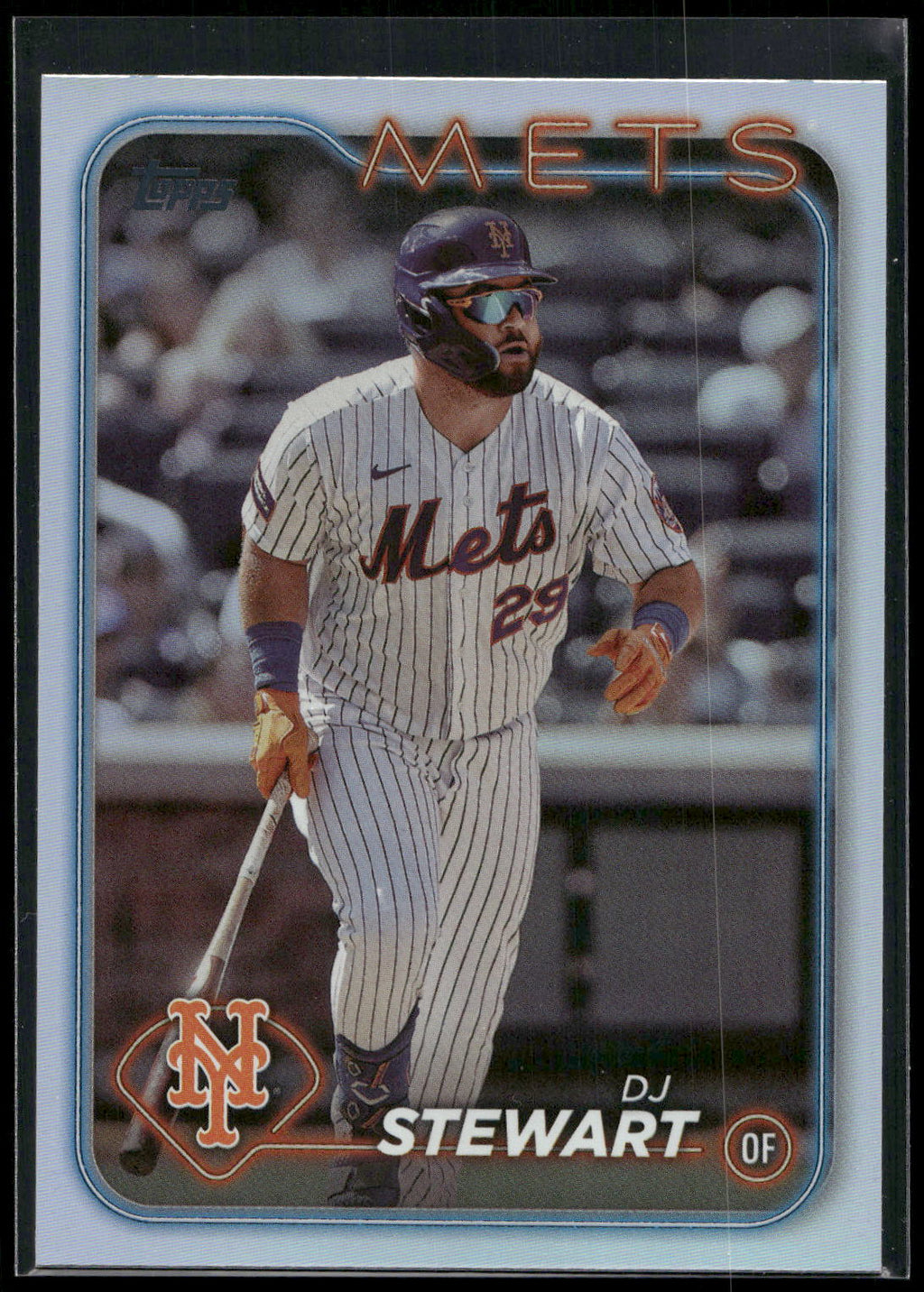 2024 Topps #609 DJ Stewart Rainbow Foil