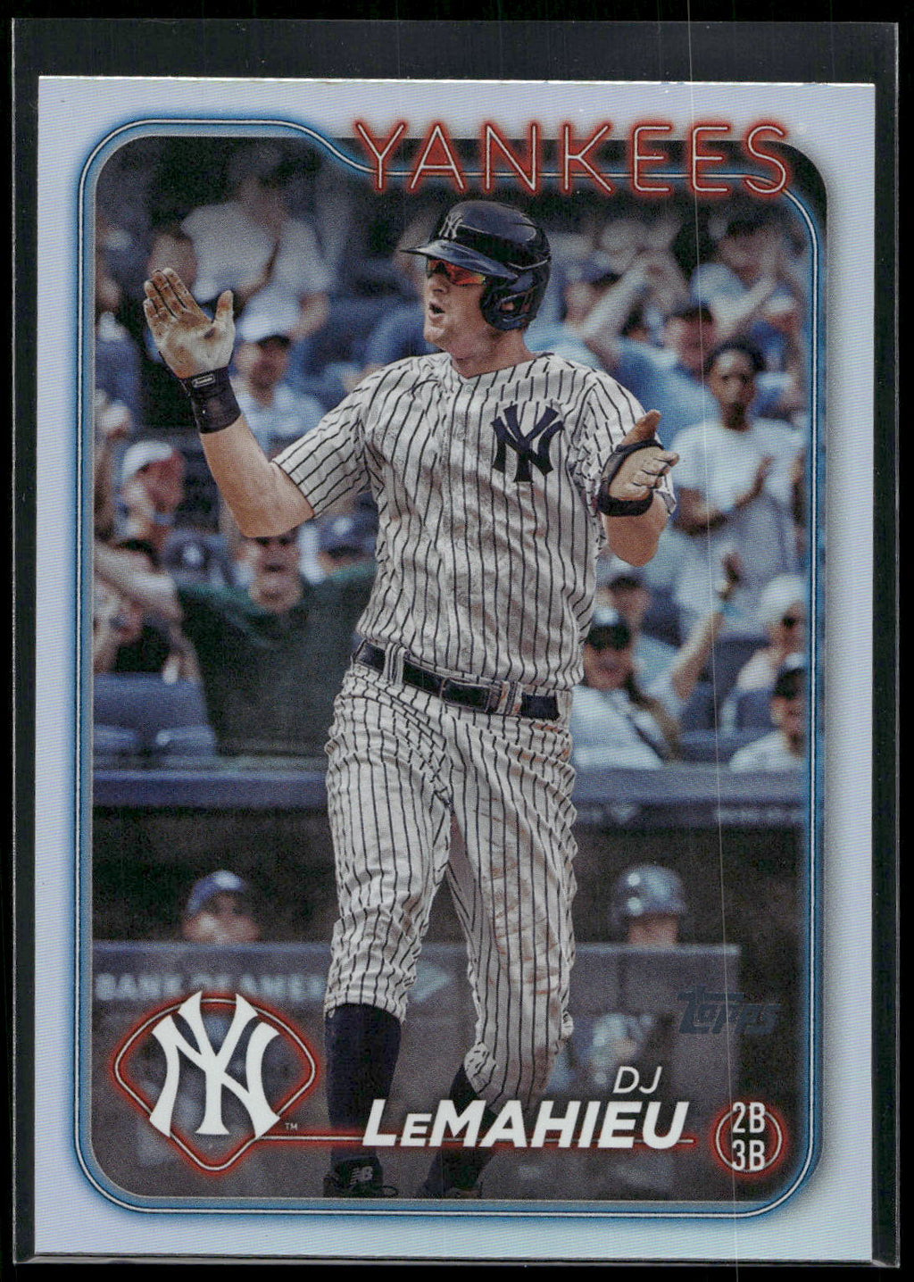 2024 Topps #641 DJ LeMahieu Rainbow Foil