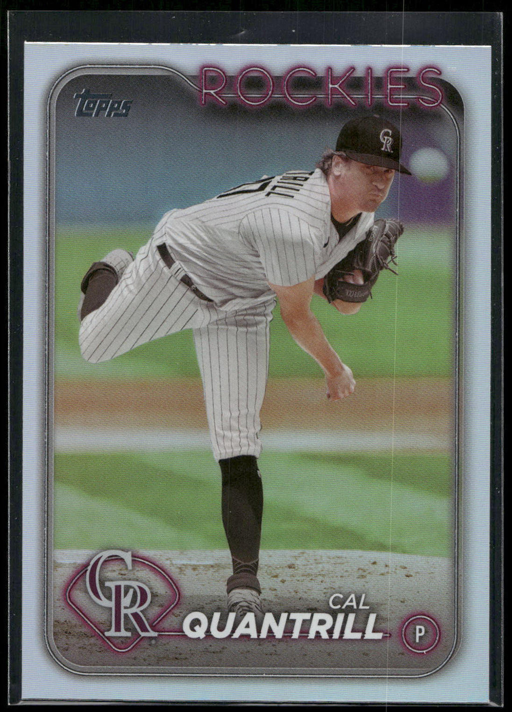 2024 Topps #638 Cal Quantrill Rainbow Foil