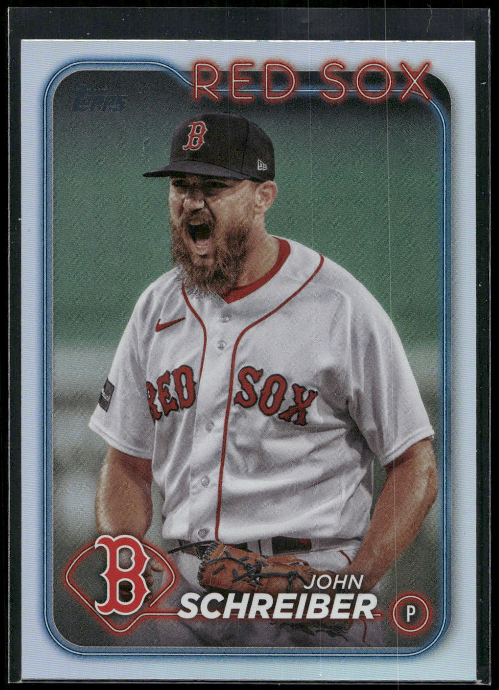 2024 Topps #426 John Schreiber Rainbow Foil